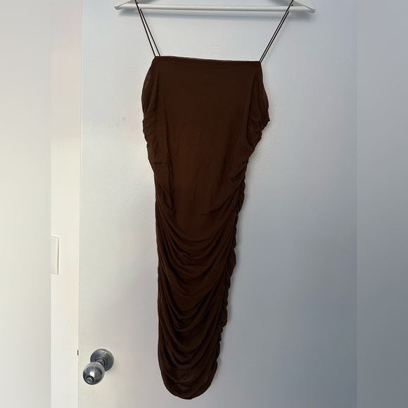 Forever 21 brown mesh mini dress - Picture 3 of 8